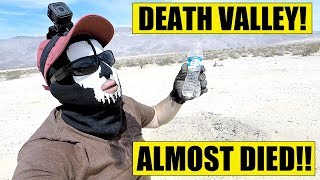 LICKING DEATH VALLEY DESERT  ALMOST DIED [upl. by Rainie]