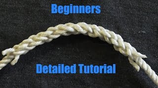 Beginner Friendly Splicing  How To Splice 3 Stranded Rope Together [upl. by Hewitt107]