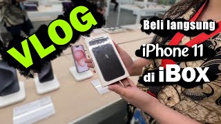 Vlog Beli iPhone 11 Langsung di iBox 2024  Apple Premium Partner [upl. by Aidil]