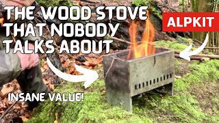 The Wood Stove That NOBODY Is TALKING ABOUT  Alpkit Wood Stove Review [upl. by Harewood]