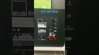 Experience MindBlowing Subwoofer SVS SB1000 sealed subwoofer [upl. by Adnamar711]