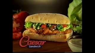 KFC  Caesar Sandwich  Australian Ad 2001 [upl. by Benedick]