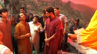 Uddhav Thackeray at Mumbai Cha Raja 2015  Ganesh Galli  Lalbaug [upl. by Ellett]