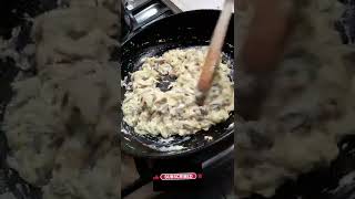 quick and easy recipe for breakfast scramble egg with mushrooms [upl. by Adlesirc]