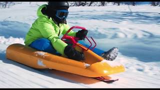 Enjoy liftbased sledding near Geilo in Norway  Dagali Fjellpark [upl. by Aryamoy]