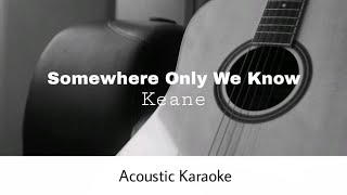 Keane  Somewhere only we know Version Rhianne Acoustic Karaoke [upl. by Solahcin484]