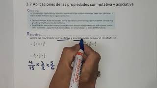 37 Aplicaciones de las propiedades conmutativa y asociativa [upl. by Pellegrini175]