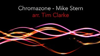 Chromazone  Mike Stern arr Tim Clarke  Derek Brown amp Troy University Jazz Ensemble [upl. by Anaigroeg532]