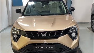 New 2024 Mahindra XUV 3XO AXL7  Dune Beige [upl. by Derf972]