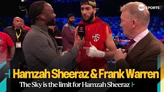 Hamzah Sheeraz is looking for that world title now amp potential fight with Chris Eubank Jr 🥊 🏆 [upl. by Thomson]