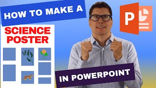 How to make a research poster for a conference using PowerPoint [upl. by Scoter]