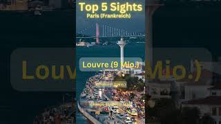 Top 5 Sights Paris [upl. by Constancy]