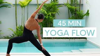 45 MIN FULL BODY YOGA FLOW  Vinyasa Flow For Balance Flexibility amp Strength [upl. by Wu]