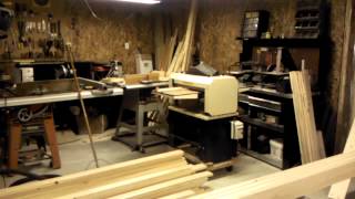 Woodmaster Molding machine Part 1 [upl. by Metabel]