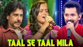 Taal Se Taal Mila  Mysame X Aditya Narayan Performance Indian Idol 15 Reaction [upl. by Halika]