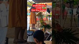 SYURADIKARA CHOIR  Koor Misa Perdana Imam Baru [upl. by Charmain341]