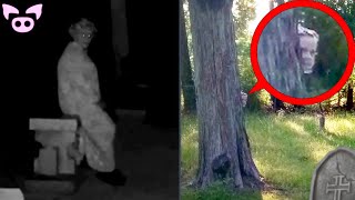 The Scariest Cemetery Sightings Ever Caught on Camera [upl. by Mixie]