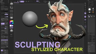 StepbyStep ZBrush Tutorial  Turning 2D Concepts into 3D Characters [upl. by Irim]