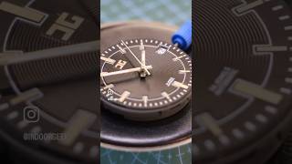 Watch dial made up of Printed Circuit Board PCB watchmaking horology [upl. by Newel]