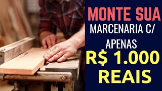 Ferramentas básicas para Montar Uma Marcenaria [upl. by Sucramat457]