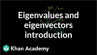 Introduction to eigenvalues and eigenvectors  Linear Algebra  Khan Academy [upl. by Edina]