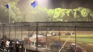 Wingless Sprint 50 lap feature at Kingaroy Speedway 9112024 [upl. by Terej205]