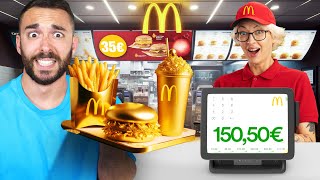 Mangio i CIBI PIÙ COSTOSI dei FAST FOOD per 24H [upl. by Morven537]