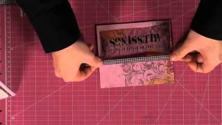 How To Adhere Vellum Without Adhesive Showing [upl. by Hime]