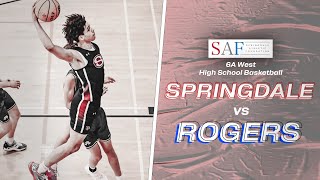 2024 Springdale High School Basketball  Springdale vs Rogers [upl. by Aldos932]