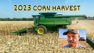 CORN HARVEST 2023  A Record Crop [upl. by Mairhpe]