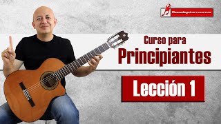 Curso de guitarra para principiantes lección 1  Posición [upl. by Rahab]