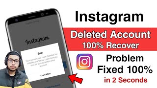 How to recover delete Instagram account 2024  Get back deleted insta account  Instagram Recovery [upl. by Odama]