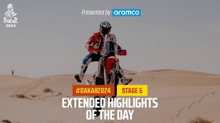 Extended highlights of Stage 5 presented by Aramco  Dakar2024 [upl. by Tihw]