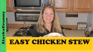 Easy Chicken Stew One Pot MealRotate Food Stockpile Recipe [upl. by Ford]