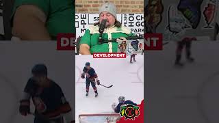 Connor Bedard scores SICK HIGHLIGHT REEL GOAL chicagoblackhawks ConnorBedard Bedard nhl [upl. by Berstine]