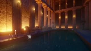 Ancient Roman Bath Ambience  Water Bubble Sounds for Sleep Study  Hot Spring  8Hours [upl. by Adnorat]