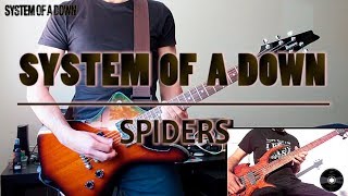 System Of A Down  Spiders guitarbass cover w tabs in description [upl. by Rowena]