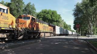 BNSF 5957 Freight in Longmont [upl. by Karrie719]