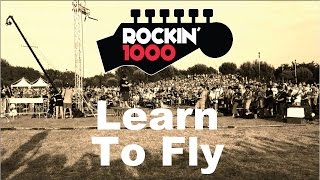 rockin1000  Learn To Fly  Foo Fighters  Cesena 26072015 ITALY [upl. by Sassan]