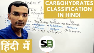 Classification of Carbohydrates in Hindi [upl. by Niall]