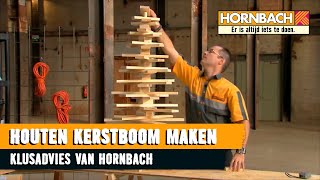 Houten kerstboom maken met HORNBACH [upl. by Bowie]