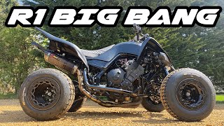 R1 BIG BANG Stealth Build  99p Stage 1 YFZ450R [upl. by Anilahs]