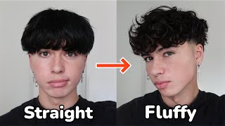 how I style my hair  fluffy fringe [upl. by Gnad622]