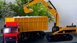 Excavator toys for kids  Construction Vehicles for Kids  Truck Toys for Children [upl. by Dinan493]