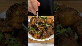 Chicken Pepper Fry ASMR Cooking  shorts asmr recipe indianasmrworld chicken cooking [upl. by Llehsar]