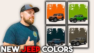 NEW 2025 Jeep Colors  Jeep News September [upl. by Aneri]