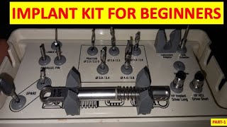 IMPLANT KIT FOR BEGINNERS PART1 HEX IMPLANT DRIVER IMPLANT DENTISTRY dentalcafe4331 [upl. by Eiramaneet]