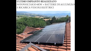 Impianto fotovoltaico con batterie di accumulo e wallbox [upl. by Nilorac283]