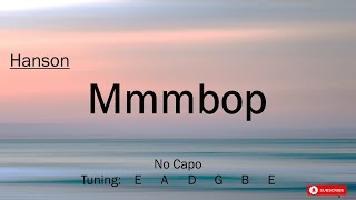 Mmmbop  Hanson  Chords and Lyrics [upl. by Goren]