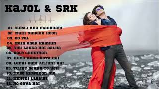 KAJOL HIT SOGS  SRK SUPER HIT SONGS  KING KHAN SONGS [upl. by Nicki411]